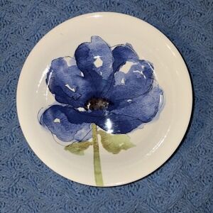 Royal Stafford Blue Poppy Made in Burslem England 9" Serving Bowl
